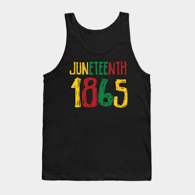 Freedom day Juneteenth 1865 Tank Top by Aldebaran